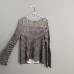 Long sleeve shirt with attached white shirt under